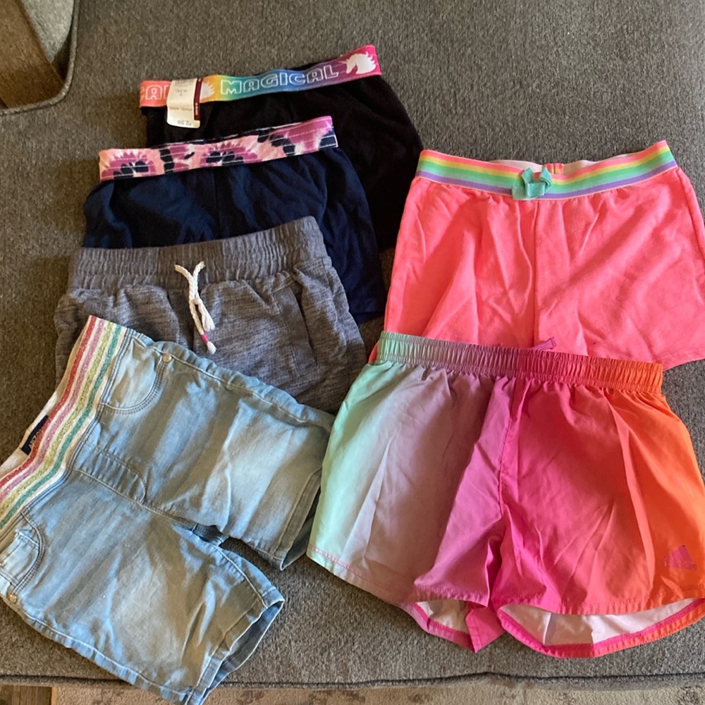 Adidas Pink Athletic Shorts Lightweight Moisture-Wicking